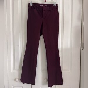 Old Navy Burgundy Pixie Pants